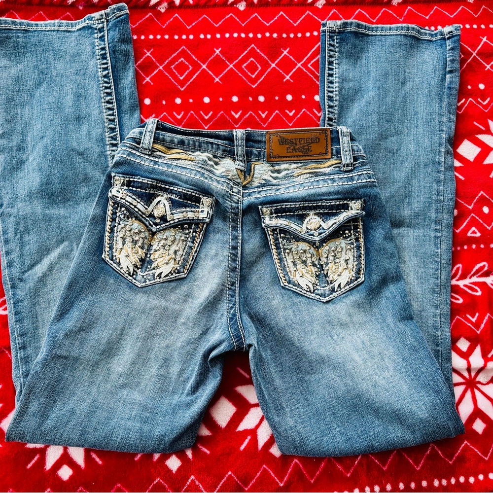 Light Blue Boot Cut Jeans